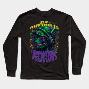 DELICIOUS MONSTER TECHNO RAVE Long Sleeve T-Shirt